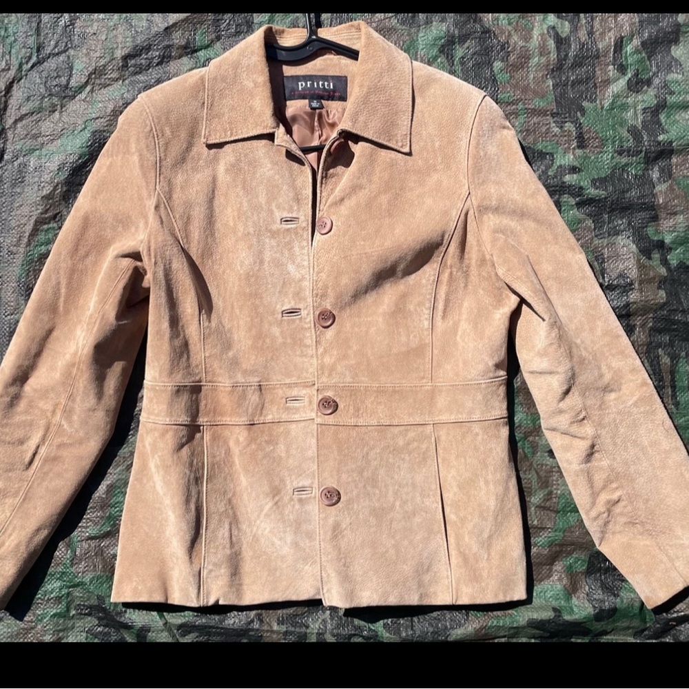 Tan Suede blazer